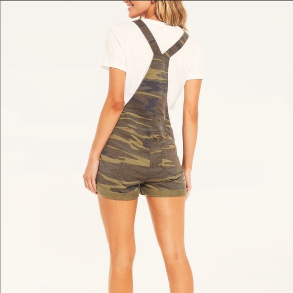 Z Supply Pants & Jumpsuits Z Supply Short Camo Overall Size Small